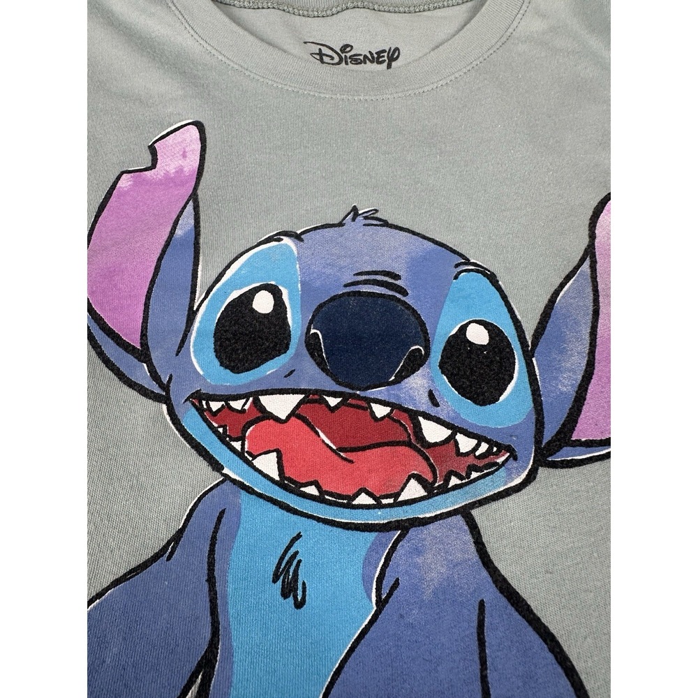 Disney's Lilo & Stitch T-shirt Woman's Size Large Stitch Graphic Comfy - Picture 3 of 5